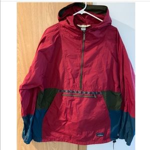 LL Bean Anorak Jacket size large